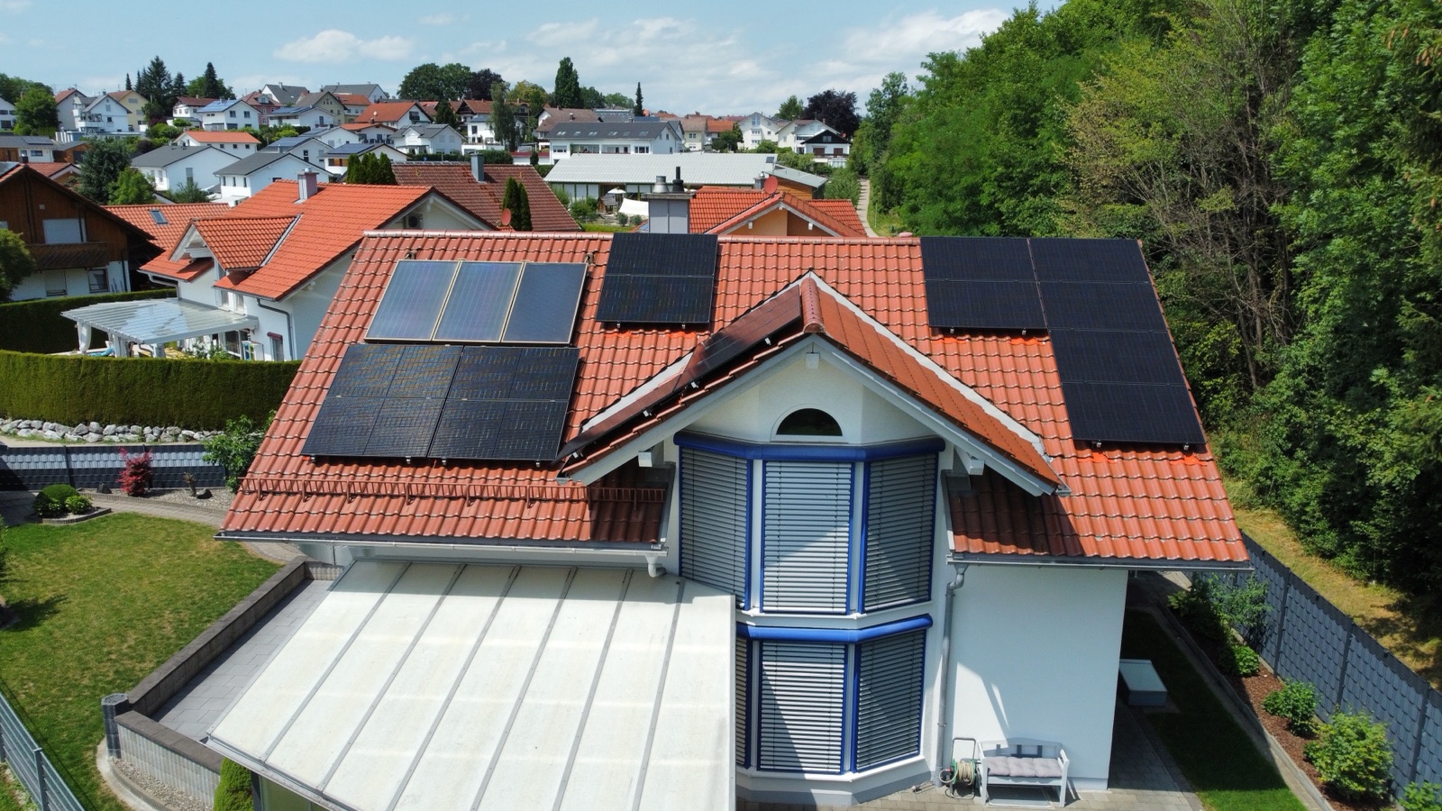 Referenzprojekt Einfamilienhaus Dietmannsried mit Photovoltaik